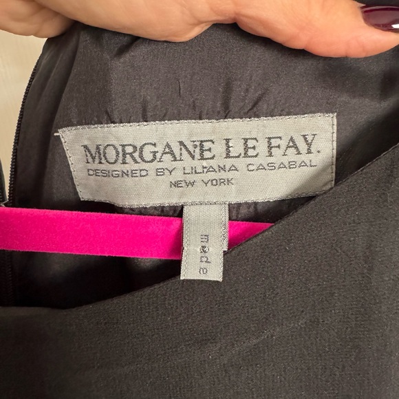 Morgane Le Fay Black One Shoulder Dress - Picture 4 of 5